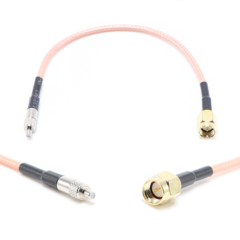 Пигтейл на кабель RG316 - 15 см / SMA male - TS9 female / [PG0102]
