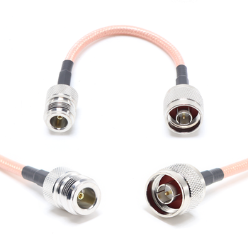 Пигтейл на кабель RG142 - 15 см / N male - N female / [PG0241]
