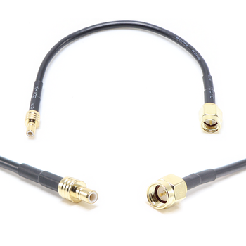 Пигтейл на кабель RG174 - 15 см / SMA male - SMB male / [PG0033]