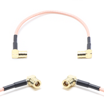 Пигтейл на кабель RG316 - 15 см / угловой SMB female - угловой SMB female / [PG0050]