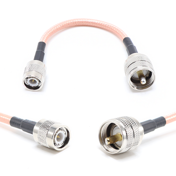 Пигтейл на кабель RG142 - 15 см / TNC male - UHF male / [PG0479]