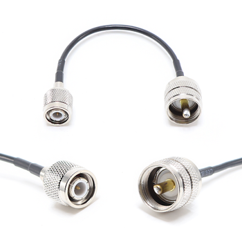 Пигтейл на кабель RG174 - 15 см / TNC male - UHF male / [PG0477]