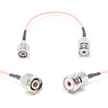 Пигтейл на кабель RG316 - 15 см / TNC male - UHF female / [PG0480]