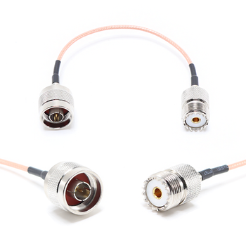 Пигтейл на кабель RG316 - 15 см / N male - UHF female / [PG0488]