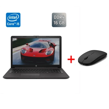 Ноутбук Б-класс HP 250 G7 / 15.6" (1920x1080) IPS / Intel Core i5-8265U (4 (8) ядра по 1.6 - 3.9 GHz) / 16 GB DDR4 / 256 GB SSD / Intel UHD Graphics / HDMI / WebCam б/у + Подарок Беспроводная мышь / USB