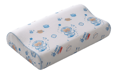 Подушка AVIVI дитяча латексна для садка, дизайн космонавта, 44x27см