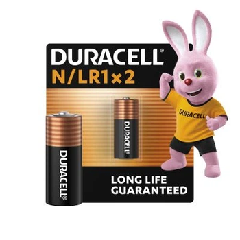 Батарейка Duracell N 1.5V щелочная, LR1/E90/4001/AM5/MN9100 2 шт. в упаковке (5007465)