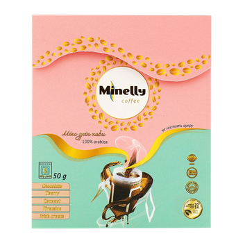 Дрип-кофе Minelly Набор 5 Дрипов 50g