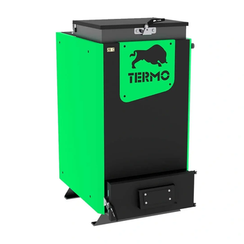 Твердотопливный котел длительного горения Zubr Termo 10 кВт на дровах, Дровяной котел отопления на твердом топливе для дома