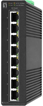 Промисловий комутатор LevelOne Hilbert IGS-2108P Чорний (IGS-2108P)