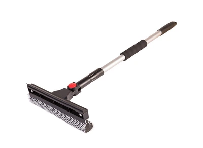 Водосгон двухсторонний MASTERTOOL резина/поролон 250 мм 740-1070 мм с телескопической ручкой поворотный механизм 84-0008
