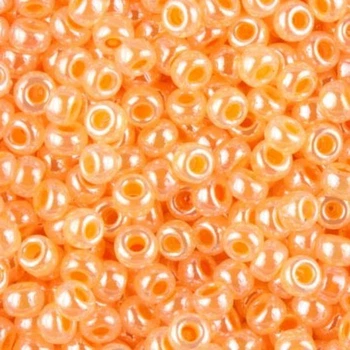 RR-543 Бісер Miyuki Round Rocailles 11/0 (цейлон, оранжевий), 50 г