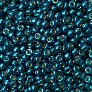 RR-5115 Бісер Miyuki Round Rocailles 11/0 (темна бірюза, металізований), 50 г