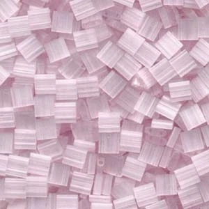TL-2594 Бісер Miyuki TILA 5х5х1.9 мм (сатин, ліловий блідий), 50 г