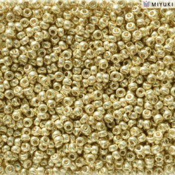 RR-5102 Бісер Miyuki Round Rocailles 11/0 (металізований, латунний), 50 г
