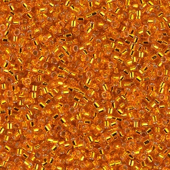 DBS-45 Бісер Miyuki Delica Beads 15/0 (блискучий золотистий), 50 г