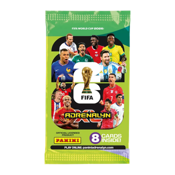 Картки FIFA World Cup 2026 Adrenalyn XL 8 карт в пакете Panini