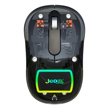 Беспроводная мышь JEDEL WD141 Bluetooth + 2.4 ГГц, белая
