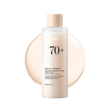 Поживний молочний тонер з рисовим екстрактом та керамідами Anua Rice 70 Glow Milky Toner