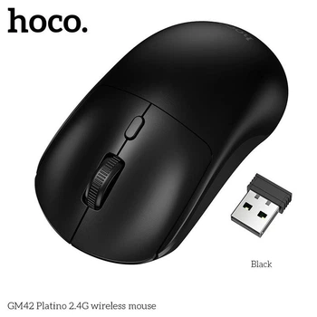 Беспроводная мышь Hoco GM42 Platino 2.4 ГГц, черная