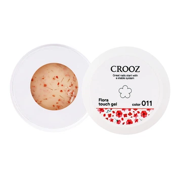 Гель с сухоцветами Crooz Flora Touch Gel #11 для ногтей 15 мл