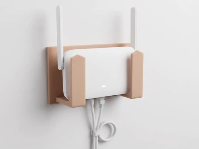 Настінне кріплення для Wi-Fi роутера / Тримач маршрутизатора на стіну (3D-друк)