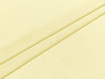 Ткань Лен стрейч с вискозой пастельно-желтый, пог. м. (л28, 2604035A, к4)