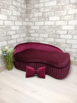 Диванчик для тварин, лежанка, диван для собак і котів, софа Teddy 78x47x32 см (001)