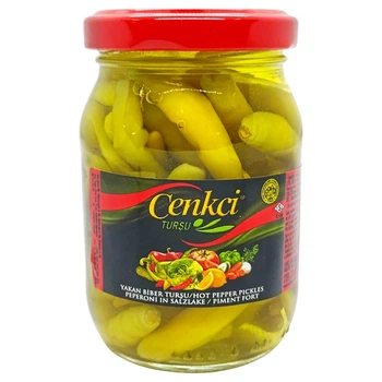 Перець маринований гострий Cenkci 175 г И794