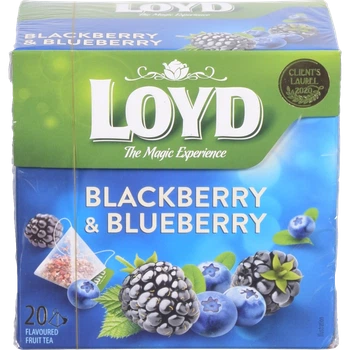 Чай Loyd 20 шт. піраміди Чорниця та ожина