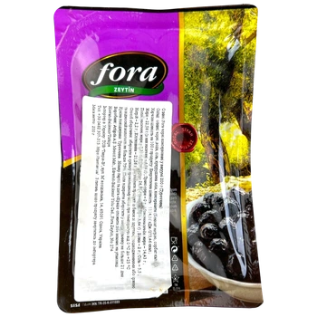 Оливки чорні Forа в олії 200 г з/к И145