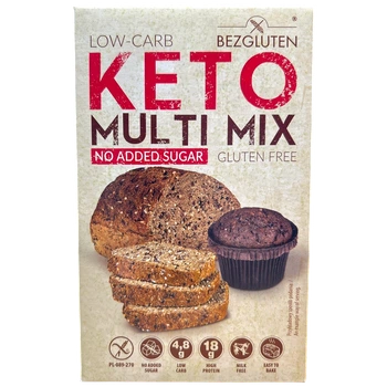 Борошно Bezgluten Кето мультимікс без глютену 250 г