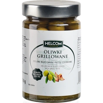Оливки-гриль Helcom Premium з часником 326 мл И630