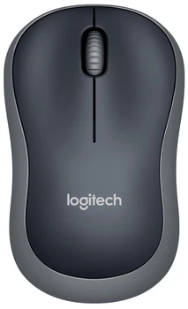 Компьютерная мышь Logitech M185 беспроводная оптическая 1000 dpi 3 кнопки Gray/Black (910-002235)