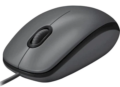 Компьютерная мышь Logitech M90 оптическая 1000 dpi USB 3 кнопки 1,8 м Темно-серая (910-001793)