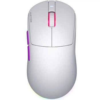 Компьютерная мышь Hator Quasar 3 Ultra 8K Wireless белая (HTM771)