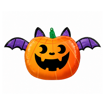 Фольгована Кулька Гарбуз-Кажан 80х48см ( 31") Halloween