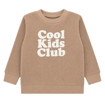 Джемпер детский интерлок-вафелька Арлекин Kids club 4264-812 80 см Бежевый