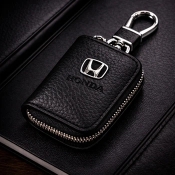 Чохол для ключів з карабіном Honda (Шкіра)