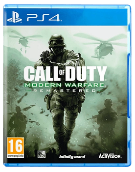 Игра Call of Duty: Modern Warfare Remastered для PS4 (Blu-ray диск) RUS Б/У