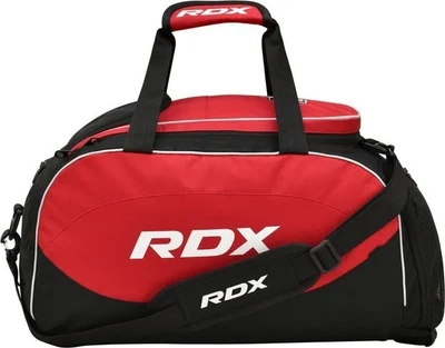Спортивна сумка RDX R1 Duffel Bag with Backpack Straps Black/Red (PP_GKB-R1B)