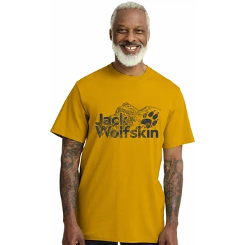 Футболка BRAND T M Jack Wolfskin A65910_M0119 56-58 Жовтий (4064886776271)