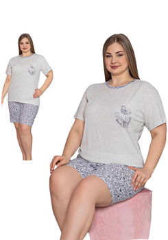 Комплект двойка женская футболка + шорты XXL