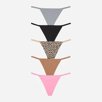 Набор трусиков стрингов женских Victoria's Secret 598643565 XS 5 шт Яркий микс (1161773813)