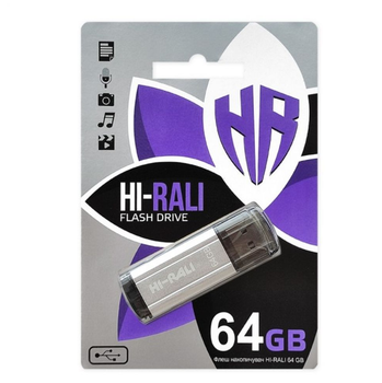 Флешка USB 64GB Hi-Rali Stark черный