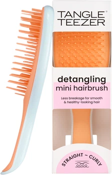 Szczotka do włosów Tangle Teezer The Ultimate Detangler Mini Ice Blue&Sweet Orange 15.5x5.3 cm (5060926686790)
