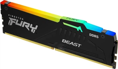 Оперативна пам'ять Kingston Fury DDR5-6000 32768MB PC5-48000 Beast RGB Black (KF560C30BBEA-32)