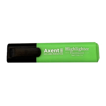 Маркер текстовый Axent Fluorescent 2531-04 1-5 мм Зеленый (0000076)