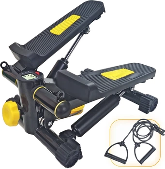 Степпер с эспандерами EasyFit Pace-A с прямым ходом EF-0560-BK Черный (56003646)