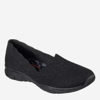 Женские слипоны Skechers Seager-Stat 49481W 38.5 25.5 см Черные (191665553045)